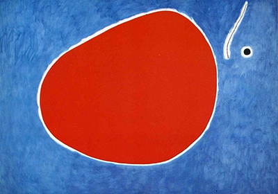 The Flight of the Dragonfly in Front of the Sun Joan Miro